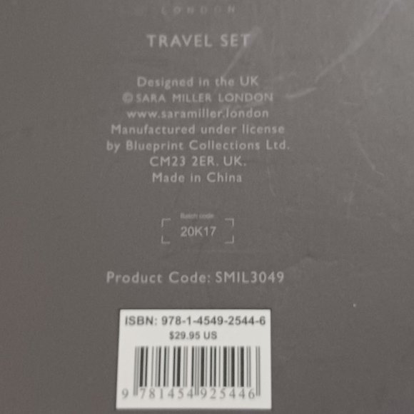 NWT! SARAH MILLER Travel Set - Picture 6 of 10